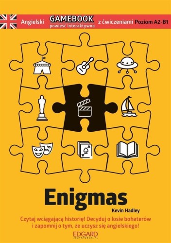Angielski Gamebook z ćwiczeniami Enigmas