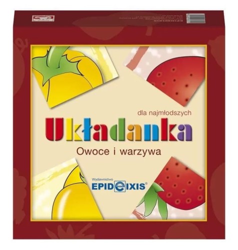 Owoce i warzywa. Układanka dla najmłodszych w.2022