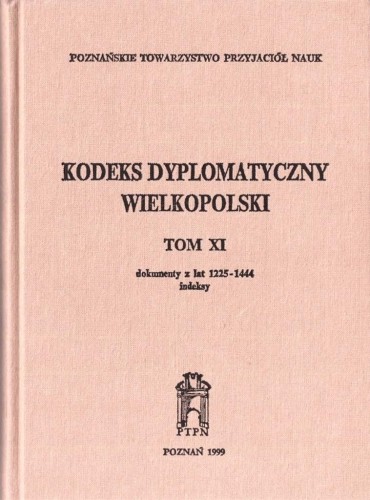 Kodeks Dyplomatyczny Wielkopolski T.11
