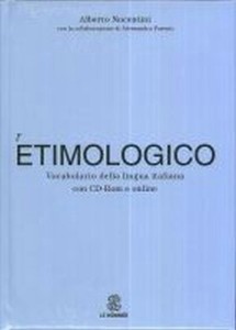Etimologico Vocabolario della lingua italiana +CD