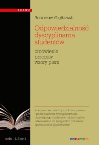Odpowiedzialność dyscyplinarna studentów