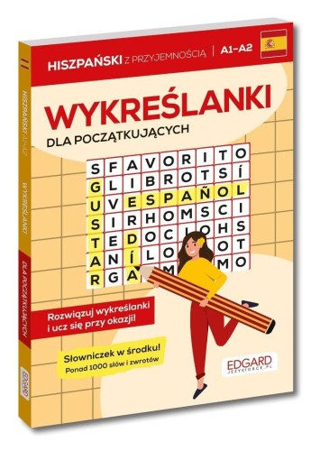 Hiszpański. Wykreślanki dla początkujących A1...
