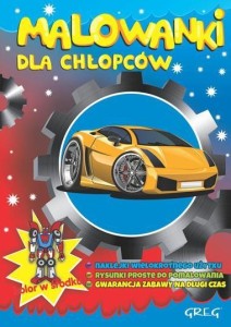 Malowanki dla chłopców GREG