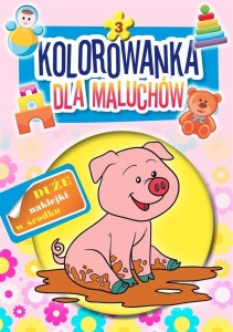 Kolorowanka dla maluchów 3. Świnka