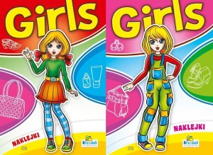 (205) Girls z naklejkami MIX