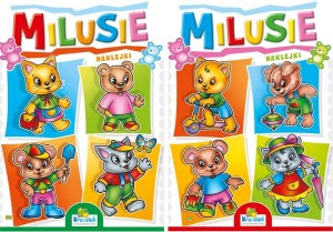 (161) Milusie z naklejkami MIX