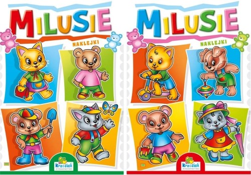 (161) Milusie z naklejkami MIX