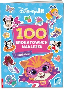 Disney 100 brokatowych naklejek