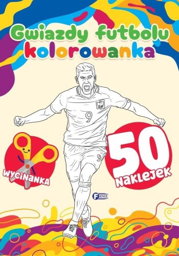 Gwiazdy futbolu. Kolorowanka