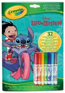 Kolorowanka z flamastrami Lilo i Stitch