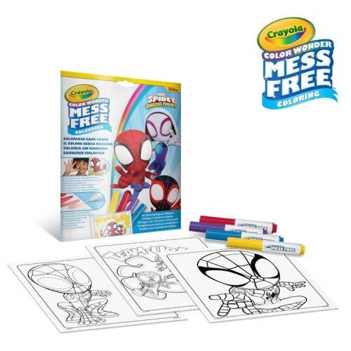Kolorowanka z magicznymi flamastrami Spidey...
