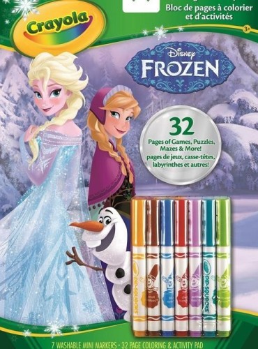 Kolorowanka aktywizująca Kraina Lodu CRAYOLA