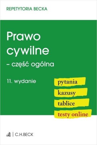 Prawo cywilne - część ogólna w.12