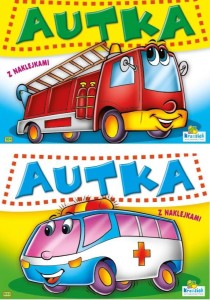 (092) Autka z naklejkami MIX